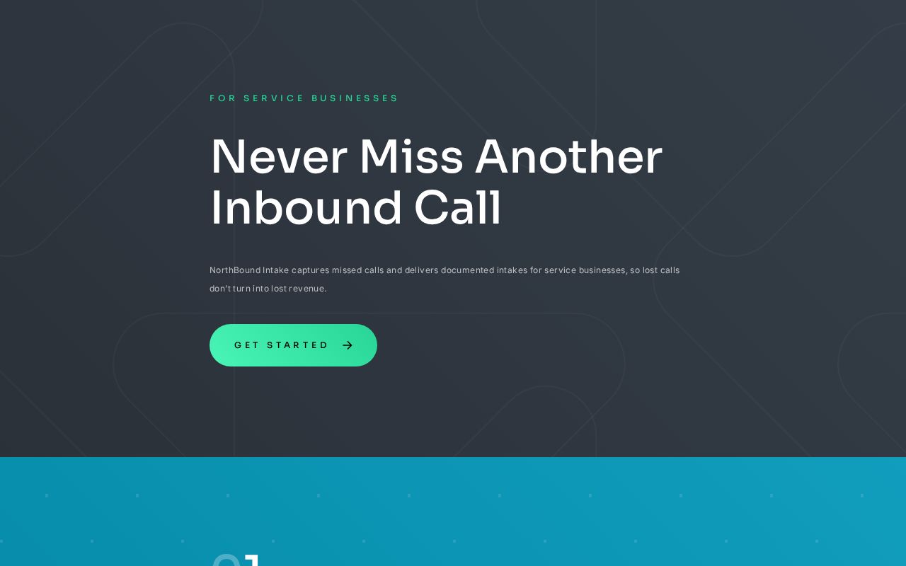NorthBound Intake | Missed Call Recovery & Managed Intake